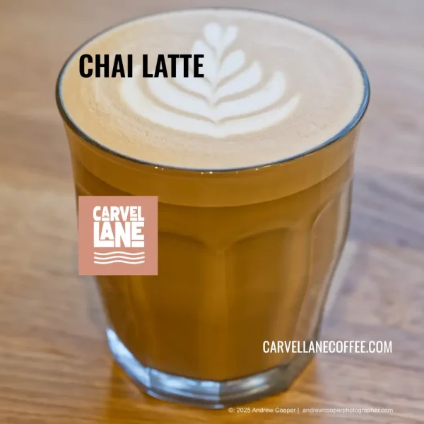 Chai Latte at Carvel Lane Coffee
