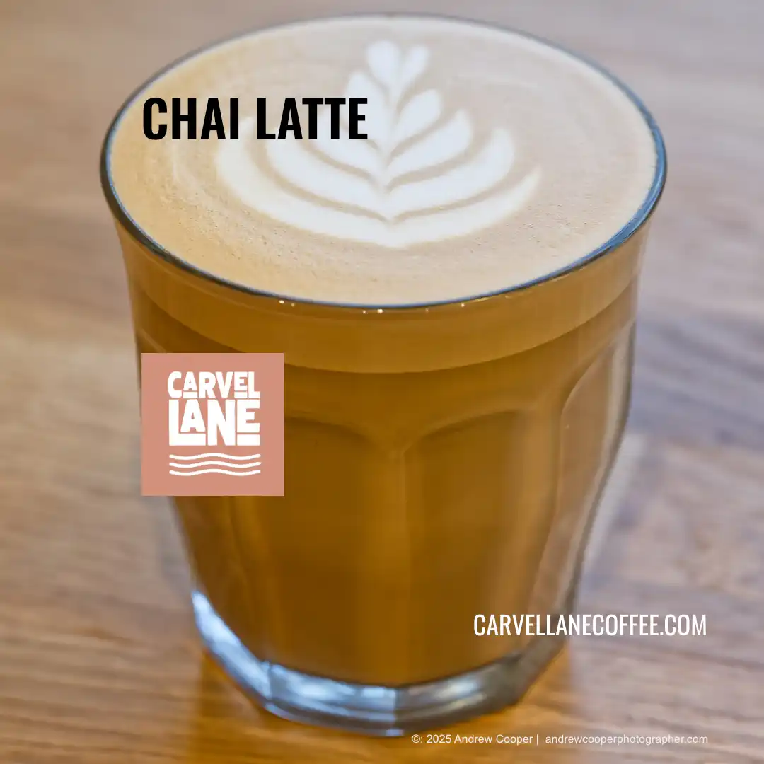 Chai Latte at Carvel Lane Coffee