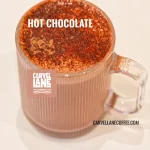 hot chocolate at Carvel Lane Coffee Cowes Isle of Wight