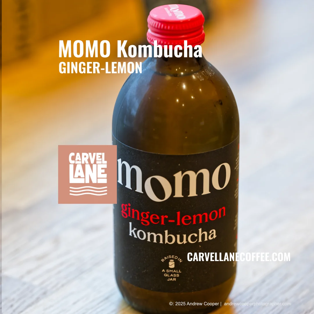 momo ginger lemon kombucha