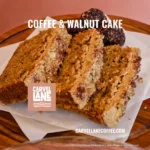 Coffee and Walnut Loaf Cake - slice
