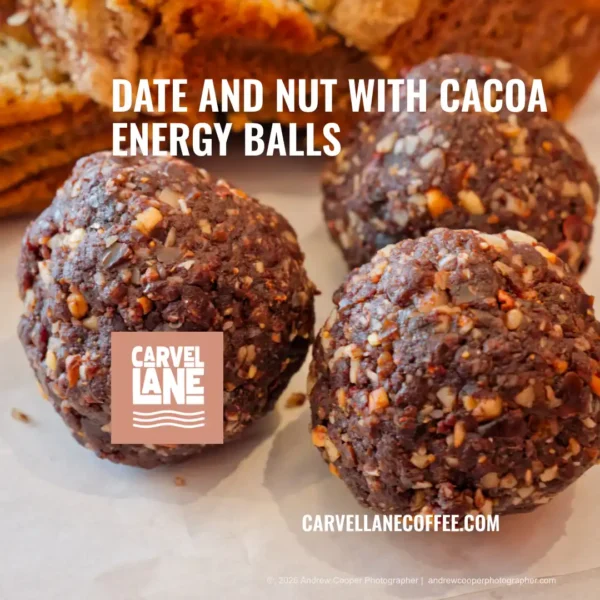 Date and Nut with Cacoa Energy Balls