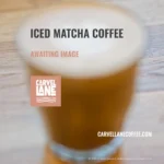 iced matcha coffee